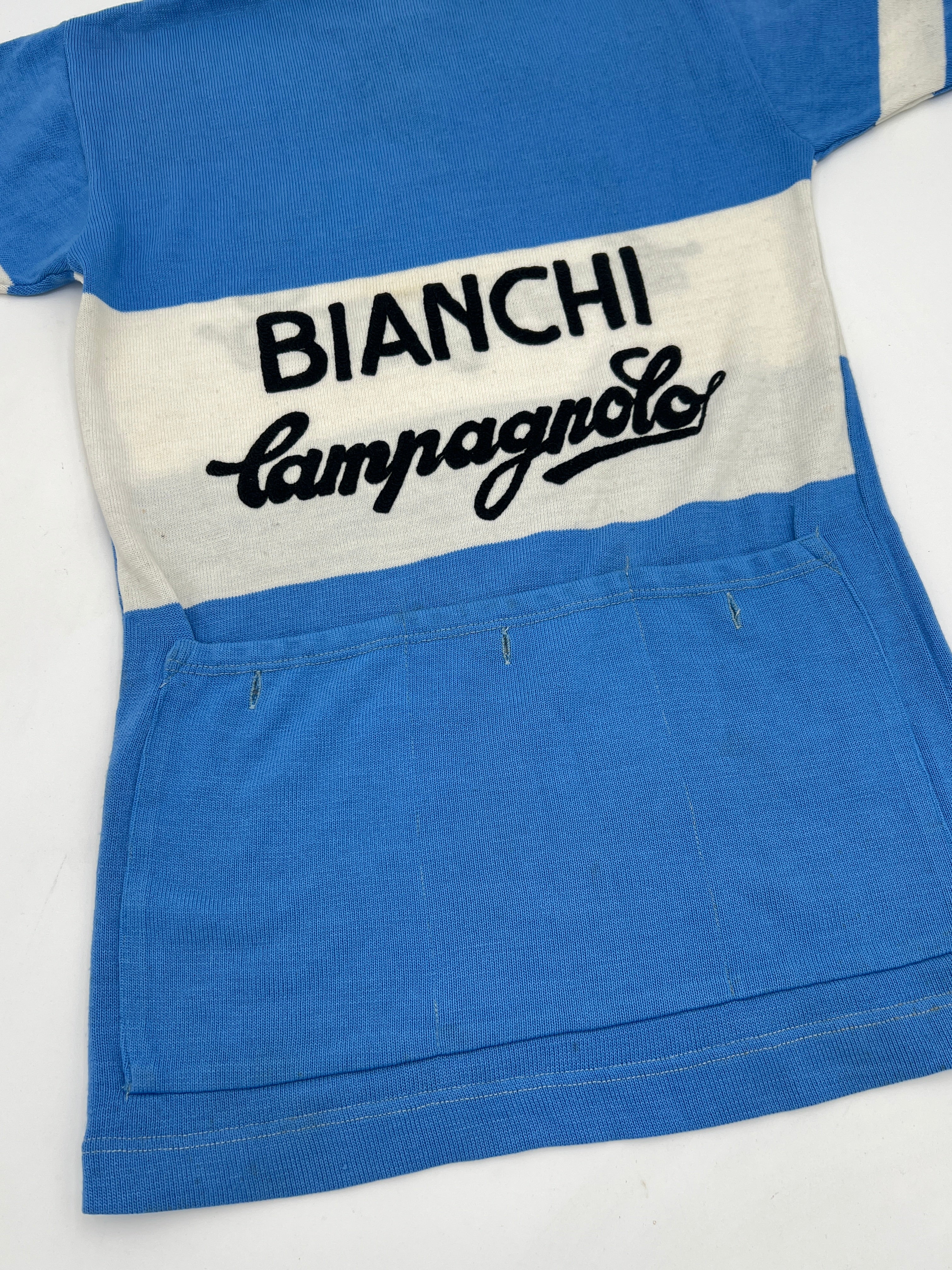 Bianchi Campagnolo Wool Short Sleeved Vintage Jersey