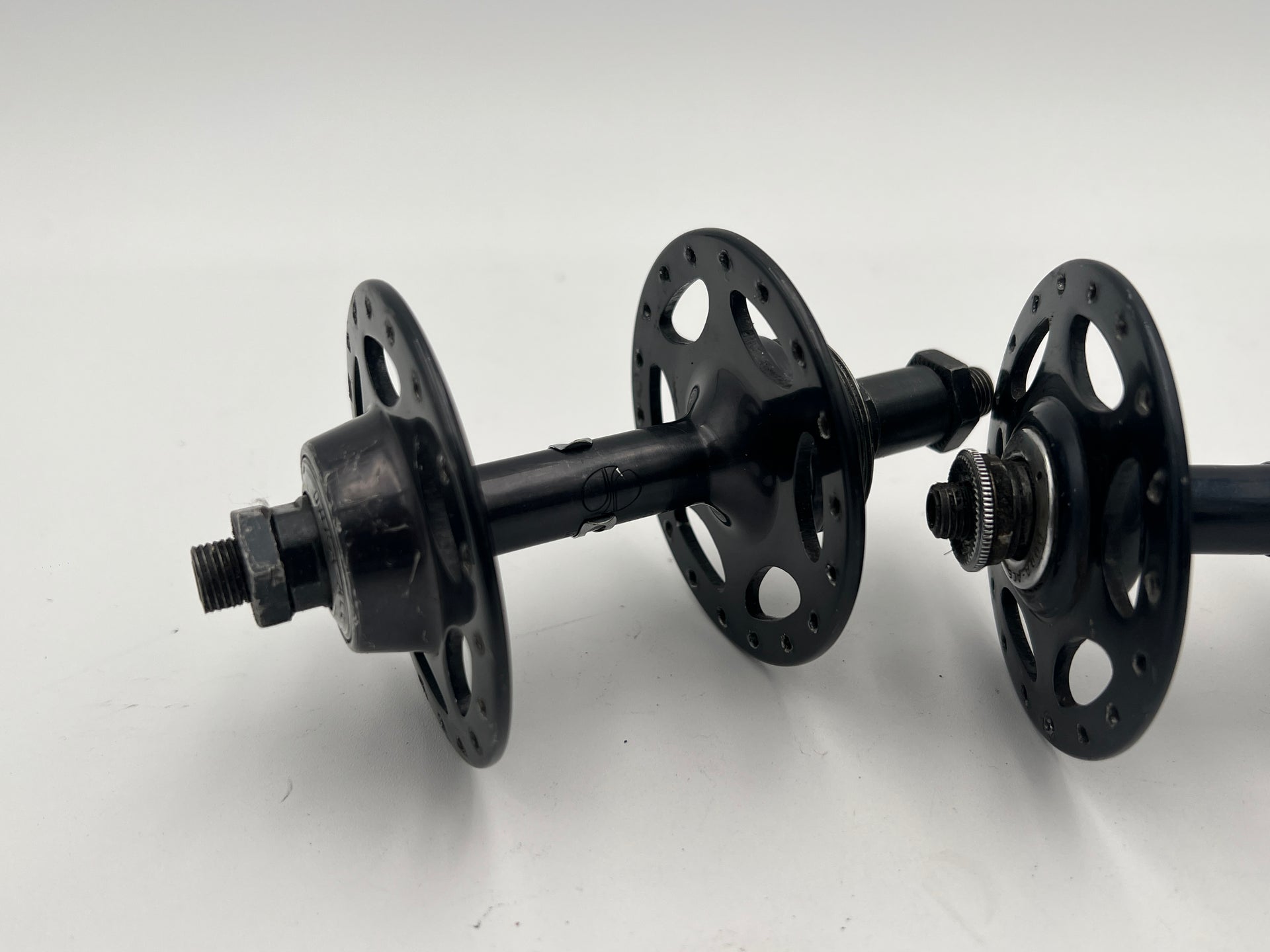 Shimano Dura Ace Black High Flange Hubs