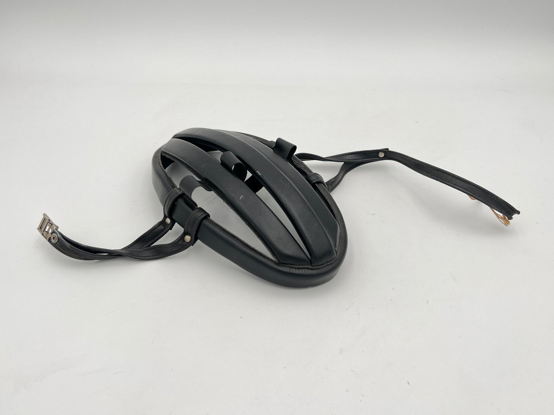 Retro Leather Cycling Helmet