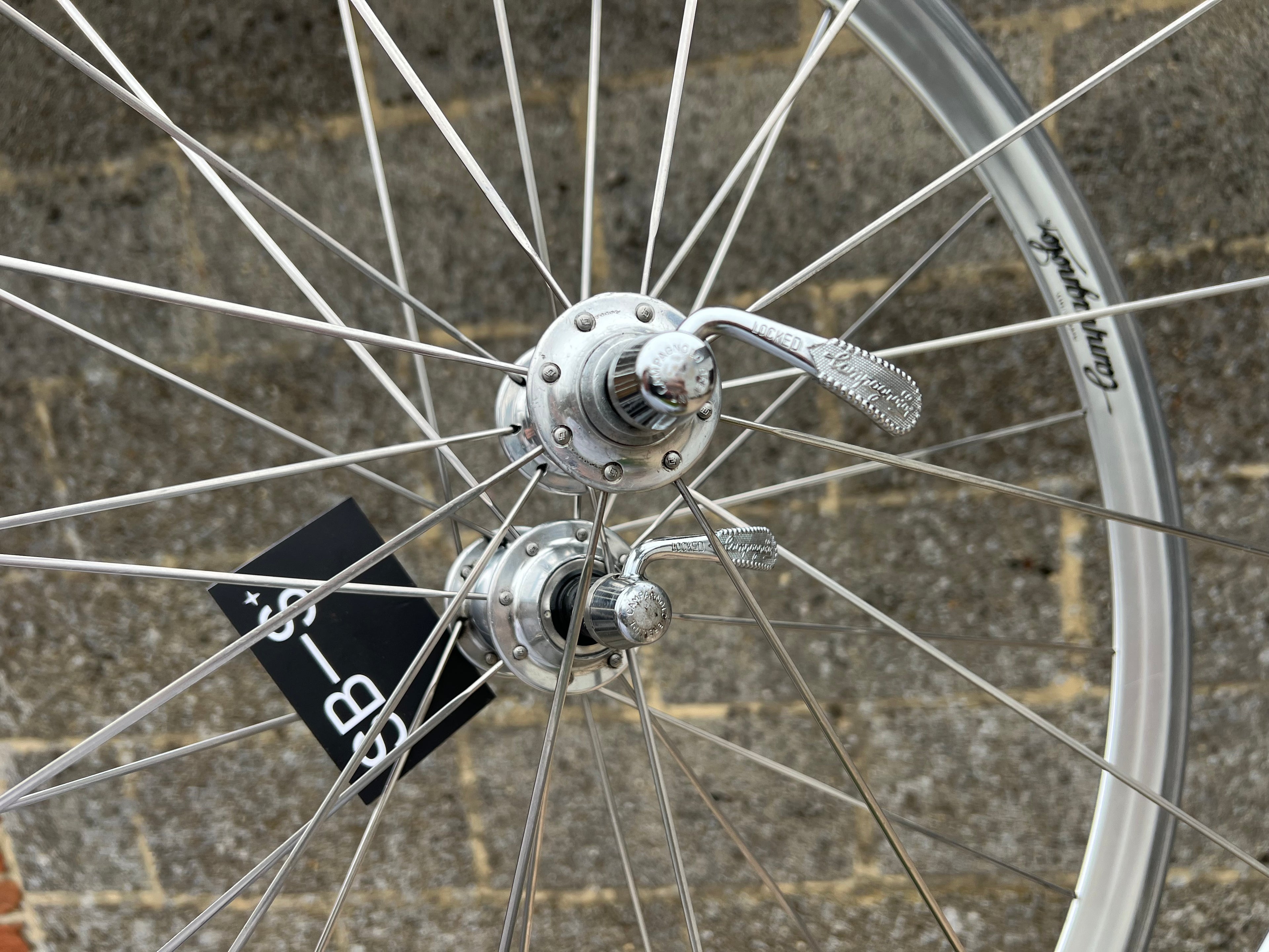 CAMPAGNOLO 50TH ANNIVERSARY SUPER RECORD wheelset laufradsatz paire de CAMPAGNOLO 50TH ANNIVERSARY SUPER RECORD wheelset laufradsatz paire de