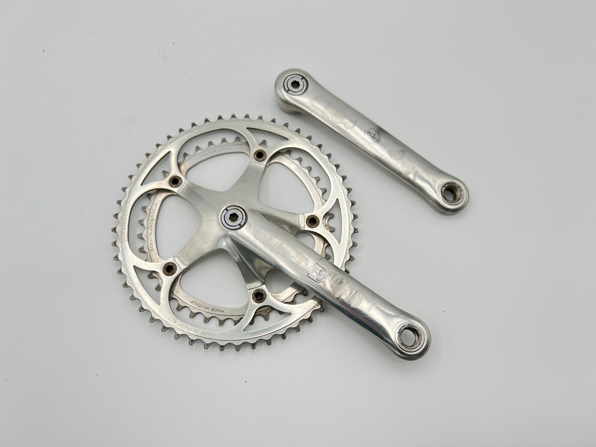 Campagnolo Croce d'Aune 52/42 AS Crankset Self Extracting Bolt