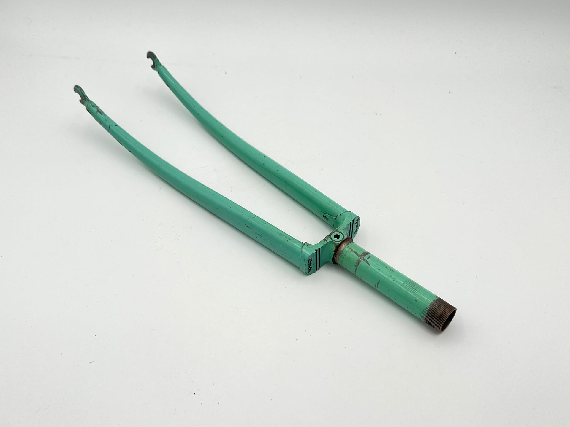 Bianchi Rekord Steel Fork Celeste